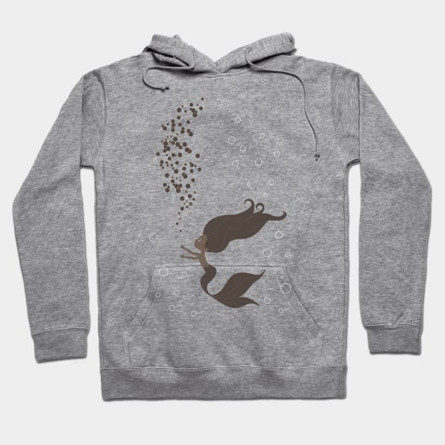 Black Mermaid Hoodie by HK Chik